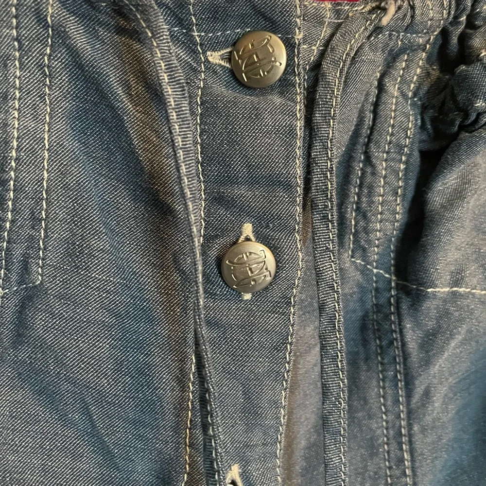 Jean Paul Guiltier off the shoulder denim crop top - Picture 11 of 14